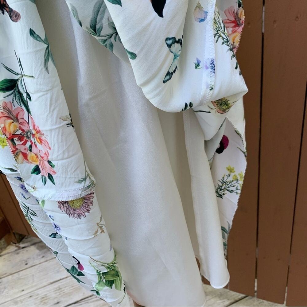 Joie | Onelia Porcelain Butterfly Dress NWT Size 10 - Picture 15 of 16